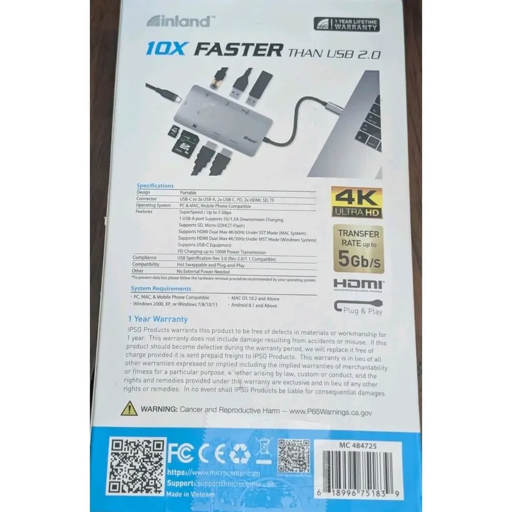 Inland usb hub